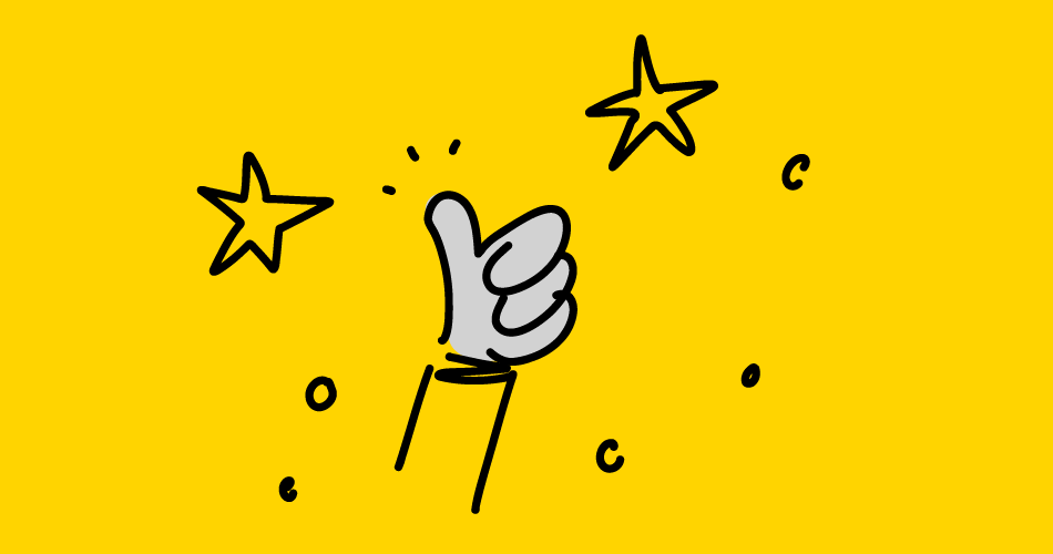 Thumbs up illustration