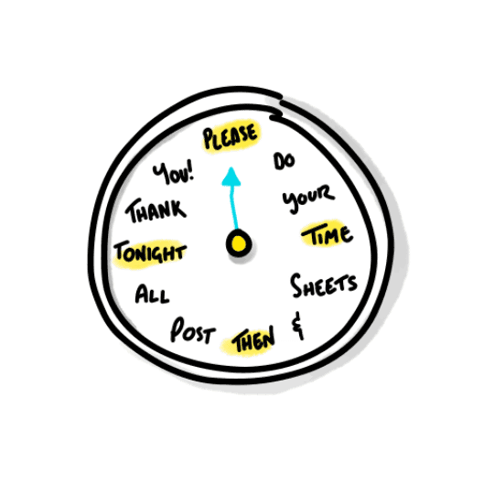 Timesheet Reminder Clock